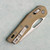 Microtech MSI RAM-LOK Fluted Tan G-10 Handle Stonewash Standard 210-10FLGTTA (Pre-owned)