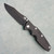 Hinderer Knives Eklipse 3.5" Spear Point Non Flipper Tri-Way Battle Black Smooth Titanium Handle Battle Black MagnaCut Blade