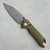 Skallywag Tactical Mako II Crossbar Lock OD Green G10 Handles Darkwash Blade