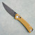 Skallywag Tactical Porpoise Spear Point Crossbar Lock Tan G10 Handles Darkwash Blade