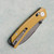 Skallywag Tactical Porpoise Wharncliffe Crossbar Lock Tan G10 Handles Darkwash Blade