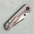 Brian Brown Corvus Frame Lock Titanium Handle Belt Satin Blade (Pre-owned)