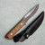 Buck 104 Compadre Camp Knife Fixed Blade Natural Canvas Micarta Handle Cobalt Cerakote Blade 12245 (Pre-owned)