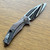 Marfione Custom Matrix-R "The Last Crusade" Frame Lock Blood Wash Finish Crusader Cross Titanium Handle Mirror Polish Blade w/ Carbon Fiber Inlay Steel Flame Clip