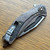 Marfione Custom Matrix-R "The Last Crusade" Frame Lock Blood Wash Finish Crusader Cross Titanium Handle Mirror Polish Blade w/ Carbon Fiber Inlay Steel Flame Clip