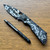 Strider Knives Blackside Customs Collab SMF Foil Camo Titanium 20CV w/ Click Tank Multicam Pen