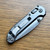 Microtech Marfione Select LUDT Ram-Lok S/E Titanium Handle Stonewash Standard Blue Accent 1135RLS-10MS2