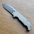 Demko MG AD20 V2 Kopis Shark Lock Textured Titanium Handle Stonewash CPM-3V Blade