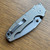 Demko MG AD20 V2 Kopis Shark Lock Textured Titanium Handle Stonewash CPM-3V Blade