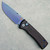 Chaves Pro-Tech S/E Redencion 229 Black Skull Key Handles Sapphire Blue PVD Blade And Hardware