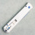 Pro-Tech Godfather Satin Finished Silver Handle Sapphire Blue PVD Blade BSA26.GODFATHER.2