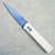 Pro-Tech Godfather Satin Finished Silver Handle Sapphire Blue PVD Blade BSA26.GODFATHER.2