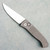 Pro-Tech Brend Classic Auto Textured 17-4 Stainless Steel Handles Mike Irie Hand Ground Line-Grain Satin Blade Prototype 2026BRENDCLASSICCUSTOM001