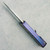 Pro-Tech Duke 2 Auto 2-Tone Gold/Blue Titanium Handles w/ Mosaic Abalone Inlay Mike Irie Mirror Polish Blade 2026DUKECUSTOM003