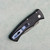 Pro-Tech Duke 2 Auto Black Aluminum Handles w/ Mosaic Abalone Inlay Chad Nichols Raindrop Damascus Blade 2026DUKECUSTOM007