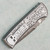 Pro-Tech Chaves 2026 Redencion Custom 005 Ultimate Custom 17-4 Steel Handles Bruce Shaw Hand Engraved Jail Break & Skulls Vegas Forge Damascus Tanto Blade