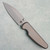 Chaves Knives Brad Blount Phase 229 Integral Stonewash Titanium Handles w/ Stonewash Titanium Inlay Stonewash Blade