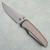 Chaves Knives Jake McCoy Disciple Street Integral Stonewash Titanium Handles w/ Stonewash Titanium Inlay Stonewash Blade