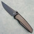 Chaves Knives Jake McCoy Disciple Street Integral Black Satin PVD Titanium Handles w/ Black Satin PVD Titanium Inlay Black Satin PVD Blade