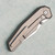 Chaves Knives Jake McCoy Omega Street Integral Stonewash Titanium Handles w/ Stonewash Titanium Inlay Belt Satin Blade