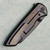 Chaves Knives Brad Blount Arrestor 229 Integral Black Satin PVD Titanium Handles w/ Black Satin PVD Titanium Inlay Black Satin PVD Blade