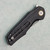 Grissom Knife and Tool Baby Zeus Liner Lock Black Micarta Handles Stonewash Blade
