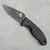 Spyderco Tenacious Liner Lock Black G-10 Black Part Serrated Blade (Pre-owned)