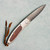 William Henry B05 Breckenridge Button Lock Titanium Handles w/ Snakewood Inlays Copper Wave Damascus Blade (Pre-owned)