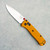 Benchmade Mini Bugout Axis Lock Daybreak Yellow Handle Satin Blade 533-08 (Pre-owned)