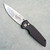 Pro-Tech TR-3 Integrity Button Lock Black Handle Mike Irie Hand Ground Mirror Polish Blade Prototype (Consignment)