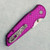 Pro-Tech TR-3 Integrity Button Lock Relic Textured Purple Handle Stonewash Blade INT105-PURPLE (Consignment)