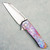 MachineWise Mojave Frame Lock Flipper Smooth Toxic Finish Titanium Handle Stonewashed S90V Blade