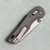 Microtech MSI Mini RAM-LOK Fluted Natural Clear Aluminum Handle Stonewash Standard 210M-10FLNC