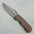 McNees Knives Little Dixon Frame Lock Bronze Titanium Handle Matte Stonewash Magnacut Blade