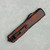 Microtech Ultratech Gen IV T/E Topographic Black/Orange Camo Standard Signature Series 11234-1TPBKORCS