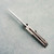 Mark Roe Hostile Gentleman Liner Lock Carbon Fiber Handles with/ Titanium Bolsters Satin Blade (Pre-owned)
