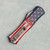 Microtech Hera II Mini Recurve Signature Series USA Flag Apocalyptic Standard 1705M-10FLAGS (Consignment)