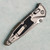 Microtech Marfione Select Socom Ram-Lok Tanto Titanium Handle w/ Textured Inlays Stonewash Standard Bronze Titanium Accent 161RL-10MS2