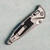 Microtech Marfione Select Socom Ram-Lok Tanto Titanium Handle w/ Textured Inlays Stonewash Standard Blue Titanium Accent 161RL-10MS3
