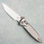 Microtech Marfione Select Socom Ram-Lok Tanto Frag Titanium Handle Stonewash Standard Blue Titanium Accent 161RL-10FRMS3
