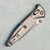 Microtech Marfione Select Socom Ram-Lok Tanto Frag Titanium Handle Stonewash Standard Blue Titanium Accent 161RL-10FRMS3