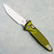 Microtech Socom Ram-Lok T/E OD Green Frag Aluminum Handle Stonewash Standard 161RL-10FROD