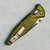 Microtech Socom Ram-Lok OD Green Frag Aluminum Handle Standard 160RL-1FROD