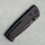 Chaves Knives Blue Label Redencion 229 Liner Lock Black Knurled Aluminum Handles Black PVD 154CM Tanto Blade Black Hardware