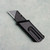 Chaves Knives Blue Label CHUB Slipper Handy Utility Blade Black Aluminum Black PVD Blade Carrier Black Hardware