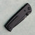 Chaves Knives Blue Label Redencion Street Liner Lock Black Knurled Aluminum Handles Black PVD 154CM Tanto Blade Black Hardware
