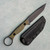 Toor Knives Serpent T Fixed Blade Ranger Green G10 Handle Black Blade