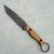 Toor Knives Serpent T Fixed Blade FDE G10 Handle Black Blade