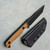 Toor Knives Krypteia T Fixed Blade FDE G-10 Handle Black Blade