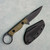Toor Knives Jank Shank S Fixed Blade Ranger Green G10 Handle Black Blade